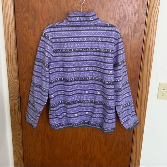 JACHS Cabin Fair Isle Fleece Pullover - Picture 5 of 5